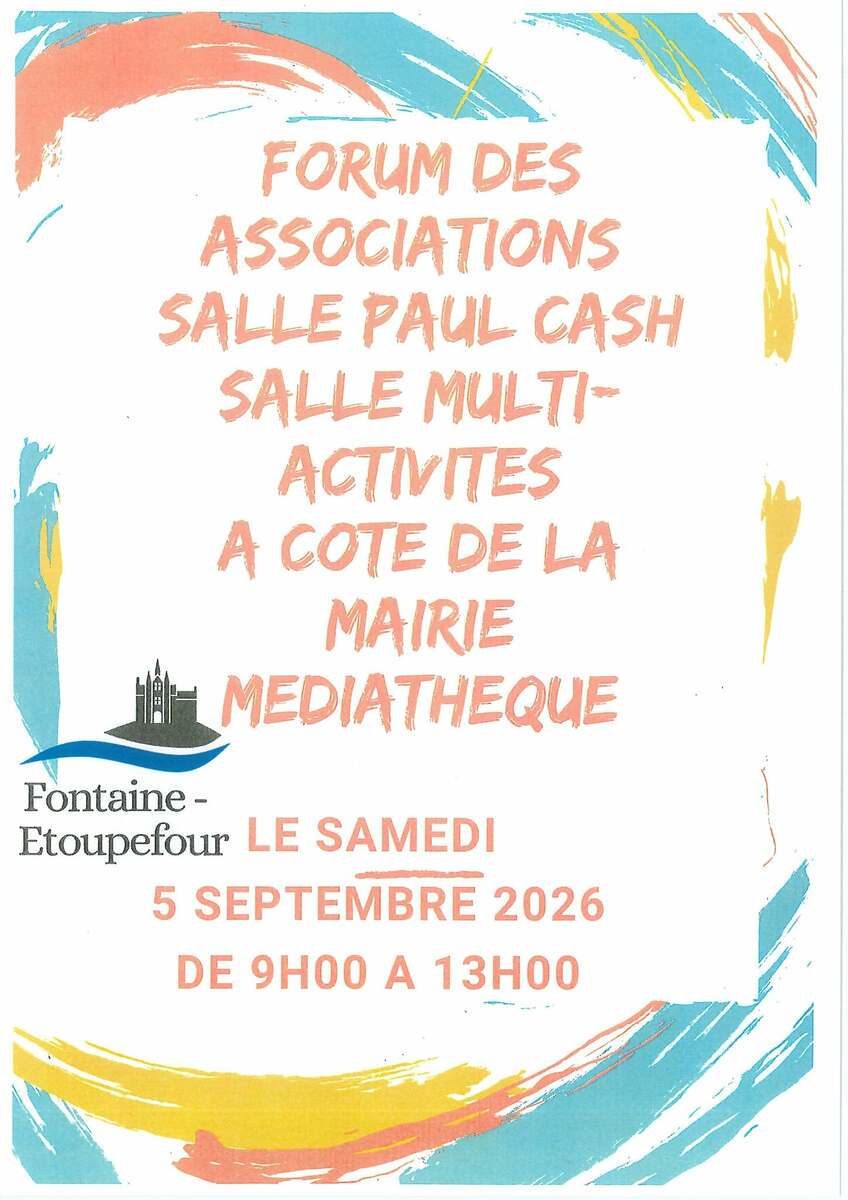 FORUM des ASSOCIATIONS DE FONTAINE ETOUPEFOUR