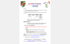 concours TIR BEURSAULT - ARGENCES- SAISON  2023