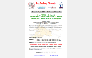 Concours TIR 3D -manche de DR -CD50-  LES PIEUX - FLAMANVILLE 