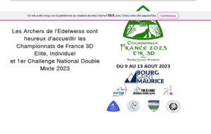 CHAMPIONAT DE FRANCE TIR 3D-BOURG ST MAURICE