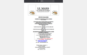 Concours TIR 3D- LE MANS