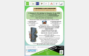 Concours Tir 3D-CD27 individuels+ Manche deDR Par Equipes- CONCHE EN OUCHE