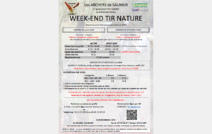 Week end tir Nature-SAUMUR