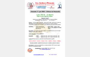 concours tir 3D - LES PIEUX