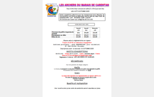 concours Tir en SALLE- CARENTAN