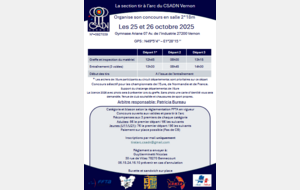 Concours tir en Salle - CSADN VERNON 