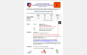 Concours Tir Salle- FONTENAY LE MARMION