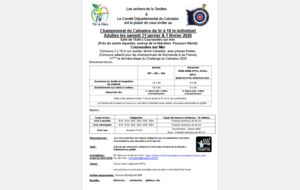 concours CD14-TIR 18M- INDIVIDUEL ADULTES- COURSEULLES S/MER