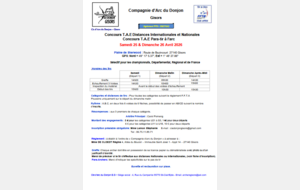 concours TAE- GISORS-du 25-26/04/2026