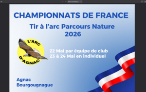 CHAMPIONNAT DE FRANCE TIR NATURE- 47410 BOURGOUGNAQUE