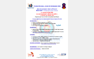 Tournoi  Régional Jeunes  de normandie 2026 GAVAY  SUR SIENNE