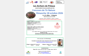 concours tir Nature du 28/10/2026-PREAUX