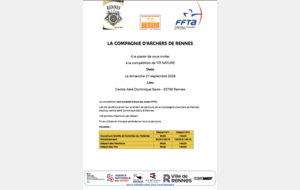concours TIR NATURE  -35700 RENNES du 27/09/2026