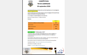 concours TIR CAMPAGNE  -35700 RENNES du 26/09/2026