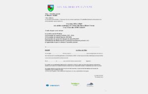 AG du CLUB ,le 16 OCTOBRE 2026- VERSON