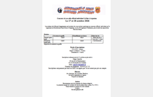 Concours Tir 18 m Salle- ARGENTAN  du 17 et 18/10//2026