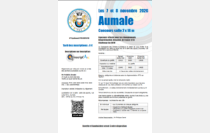 Concours Tir 18 m Salle- AUMALE  du 7 et 8/11//2026