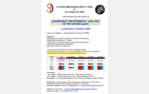 concours TIR NATURE  -35-LIFFRE du 04/10/2026