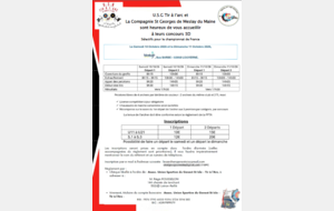 concours tir 3D MESLINOIS - LOUVERNE