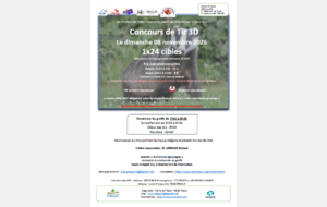 concours Tir 3D- PREAUX  du 08 novmenbre 2026