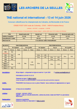 concours TAE  DE COURSEULLES /MER à FONTAINE- HENRY