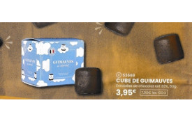 Réf U-Code 53669-  CUBES DE GUIMAUVES  50G