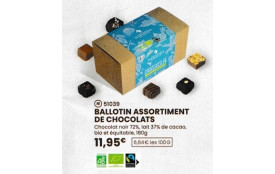 REF AB-Code 51039- BALLOTIN ASSORTIMENT DE CHOCOLATS  -180G 