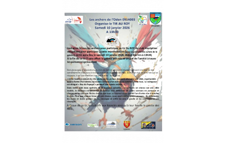 TIR AU ROY du 10/01/2026