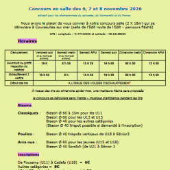 concours Tir 18 M -SALLE-COURSEULLES SUR MER du 06-07-08/11/2026