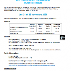 concours tir  18m Salle de OUISTREHAM